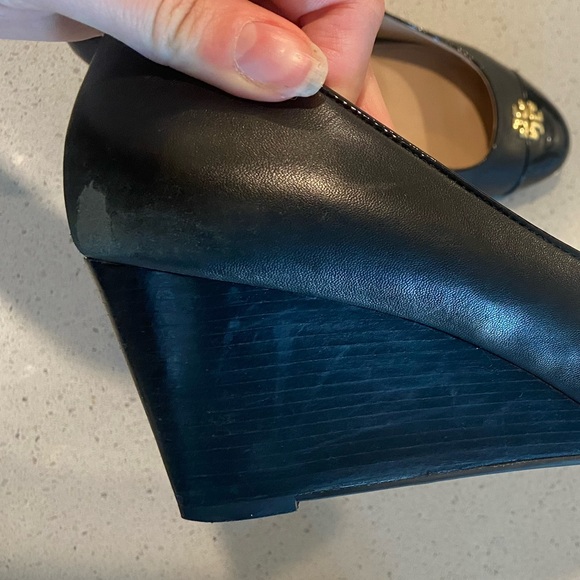 Tory Burch Jolie Wedges Size 9 - Picture 4 of 8